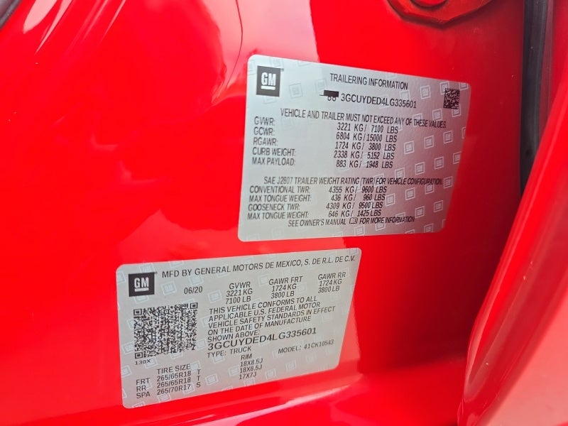 2020 Chevrolet Silverado 1500 LT