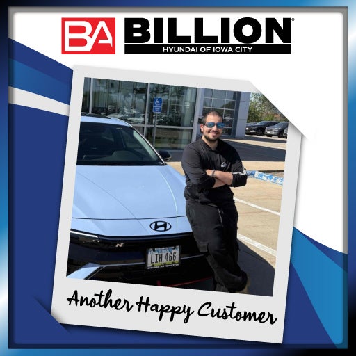 Another Happy Customer from Billion Hyundai of Iowa City | Iowa City, IA