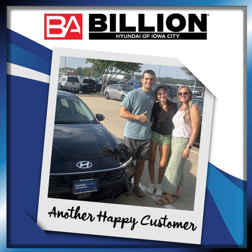 Another Happy Customer from Billion Hyundai of Iowa City | Iowa City, IA
