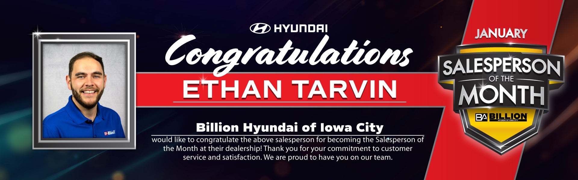 SALESPERSON OF THE MONTH