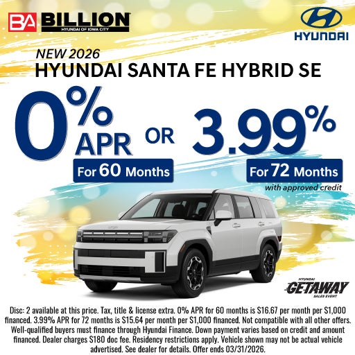 NEW 2026 HYUNDAI SANTA FE HYBRID SE