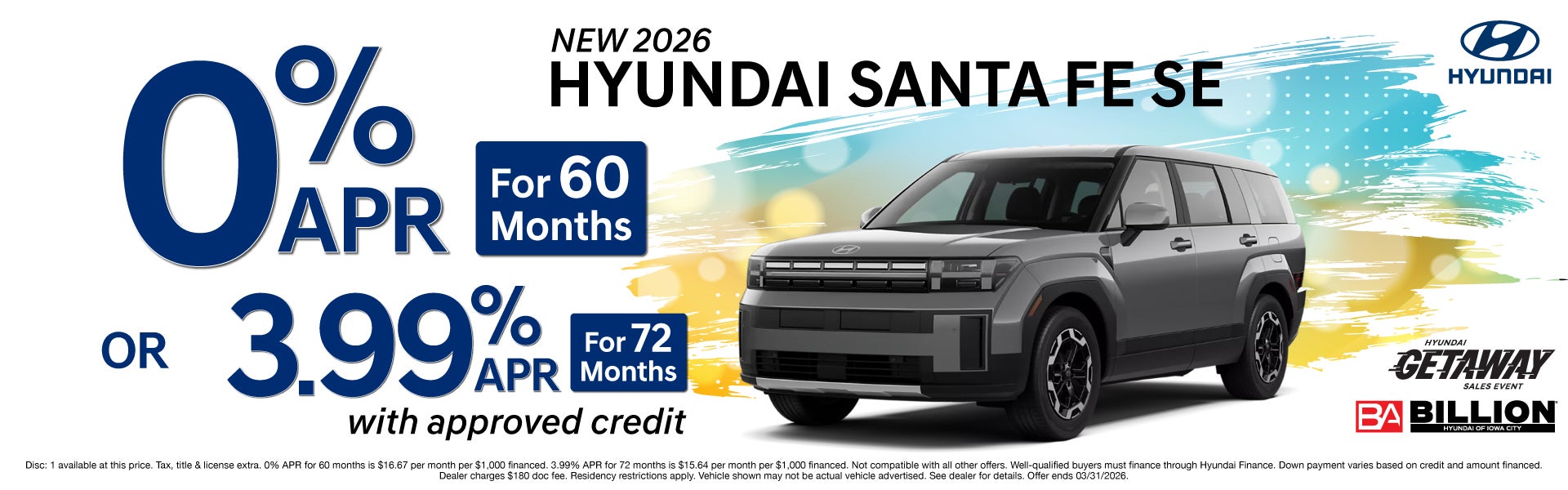 NEW HYUNDAI OFFERS