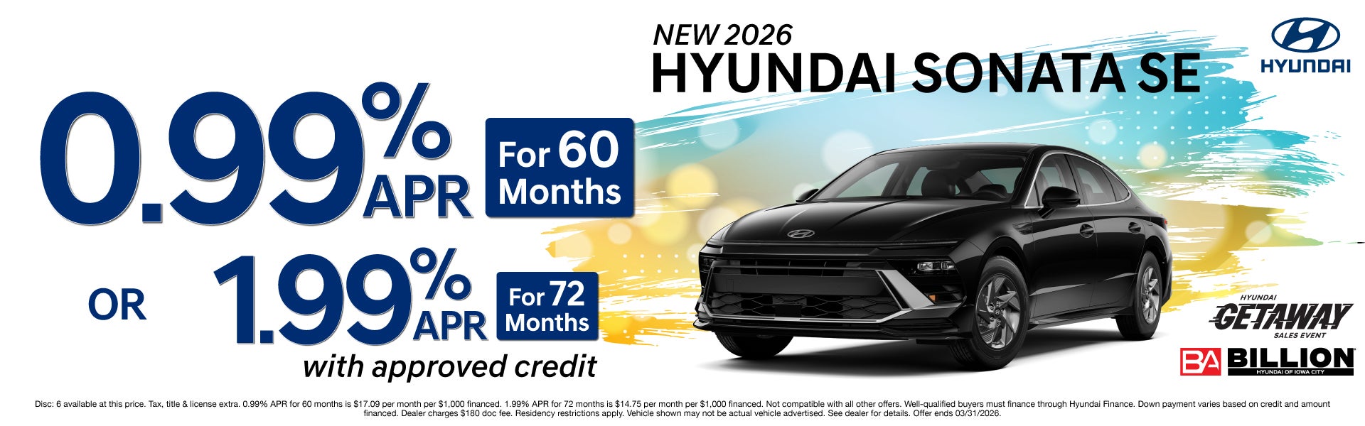 NEW HYUNDAI OFFERS