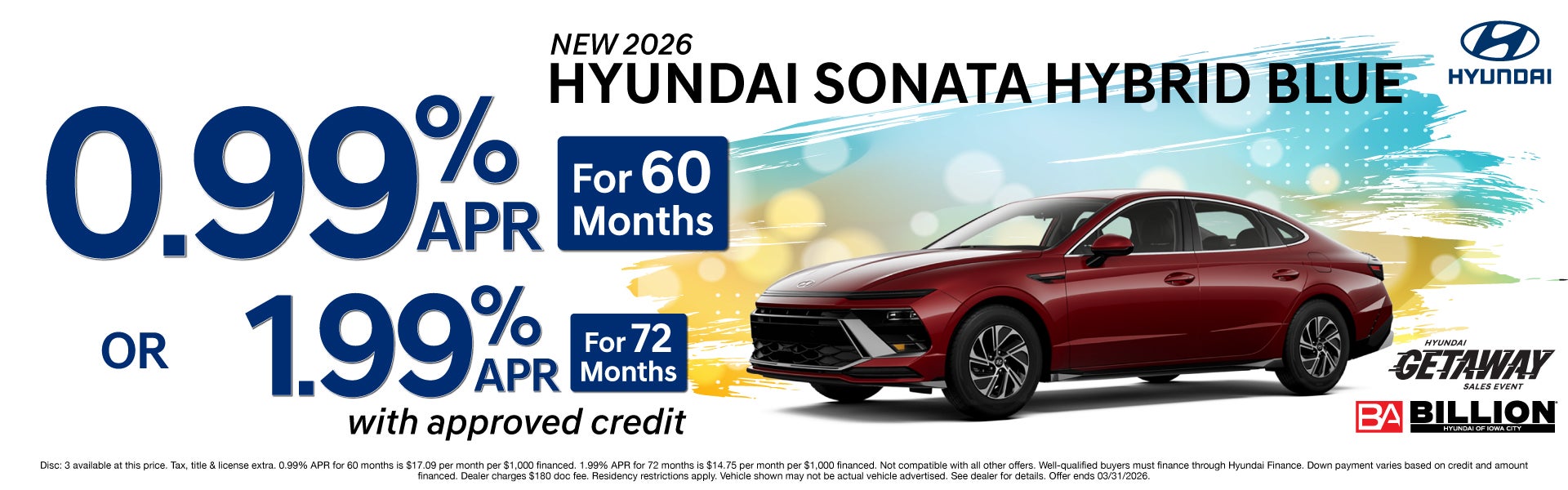 NEW HYUNDAI OFFERS