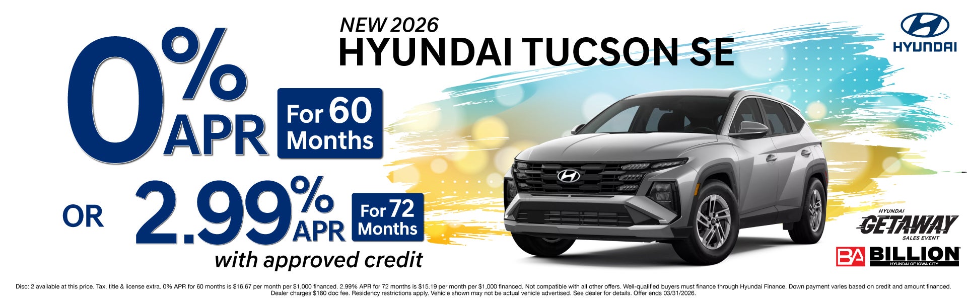 NEW HYUNDAI OFFERS