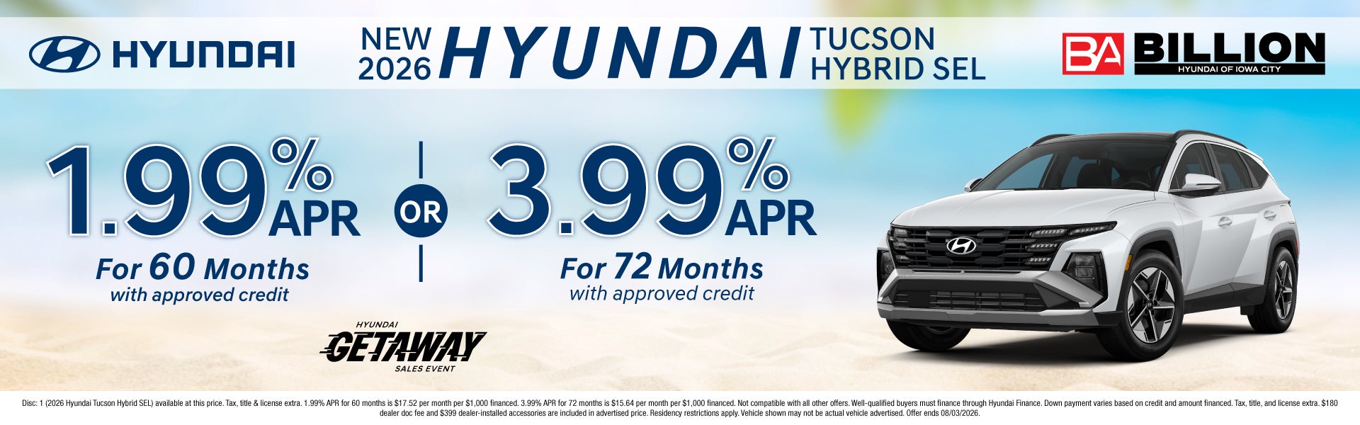 NEW 2026 HYUNDAI TUCSON HYBRID SEL